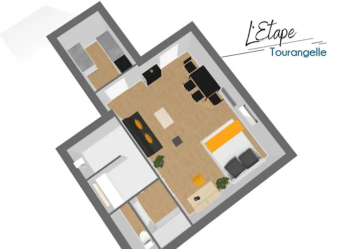 דירה L'etape Tourangelle טור